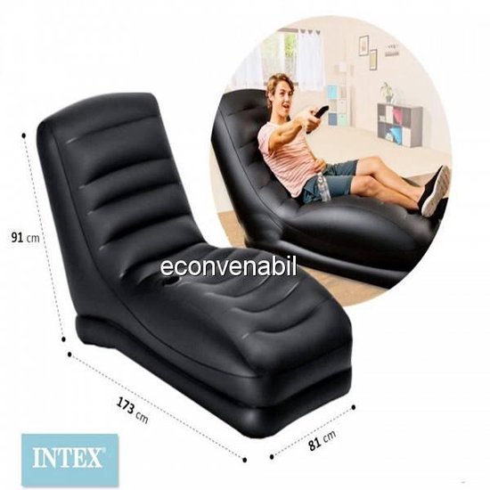 Luxe Intex Mega Lounge stoel bank - opblaasbare stoel/bank - camping tuin  woonkamer... | bol