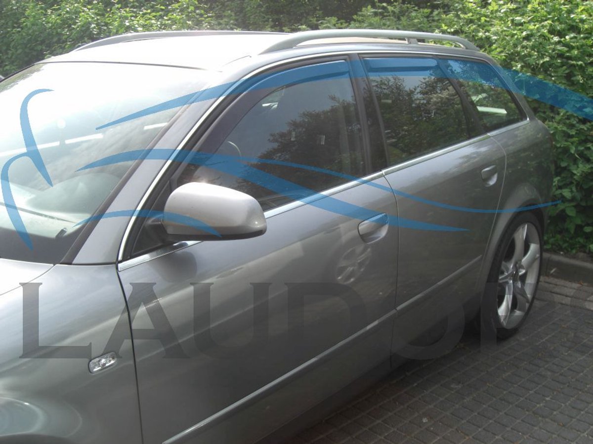 Zijwindschermen geschikt voor Audi A4 8E/B7 5-deurs va. 2001 t/m 2009 Avant V + A ramen