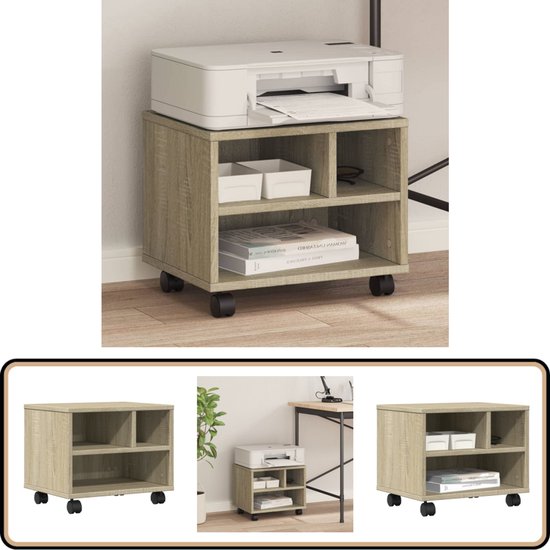 vidaXL Printerstandaard 2-laags 40x20x40 cm bewerkt vidaXL Printerstandaard 2-laags 40x20x40 cm bewerkt