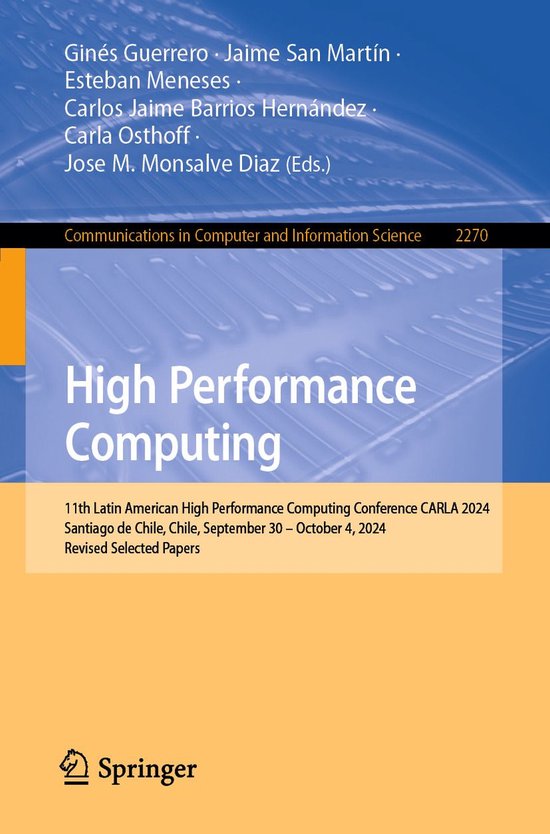 Springer Nature Proceedings Computer Science - High Performa ... - cover