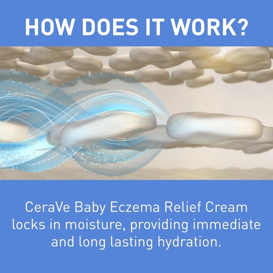 Nieuw CeraVe Baby Eczema Relief Cream,Havermoutcrème met vitamine E en ceramiden, - 142g van CeraVe — afbeelding 3