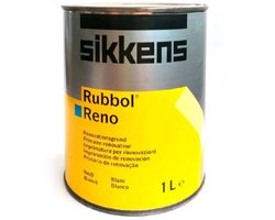 Sikkens Rubbol Reno - Synthetische grondlaag en tussenlaag voor oude houten constructies - Kleur Wit - 1 L