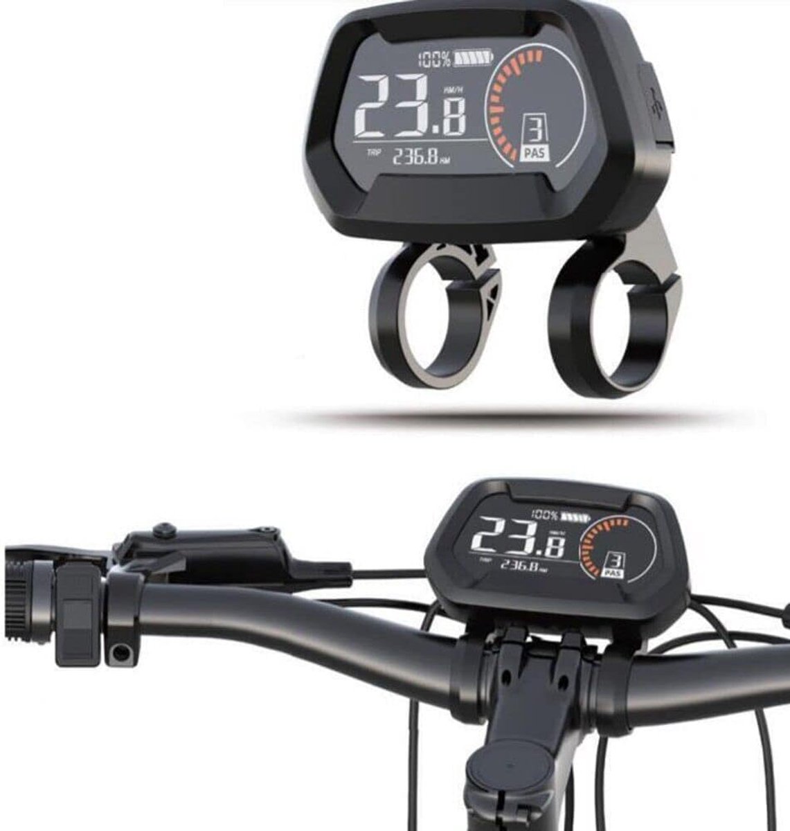 Lcd scherm 36V 48V Waterdichte Elektrische Fiets S900 Display Configuratiescherm Meter, Multi-Informatie Display met 5-pins Julet Type Connector voor Fiets en eBike Conversie Kits Modificatie Accessoires Lcd scherm 36V 48V Waterdichte Elektrische Fiets S900 Display Configuratiescherm Meter, Multi-Informatie Display met 5-pins Julet Type Connector voor Fiets en eBike Conversie Kits Modificatie Accessoires
