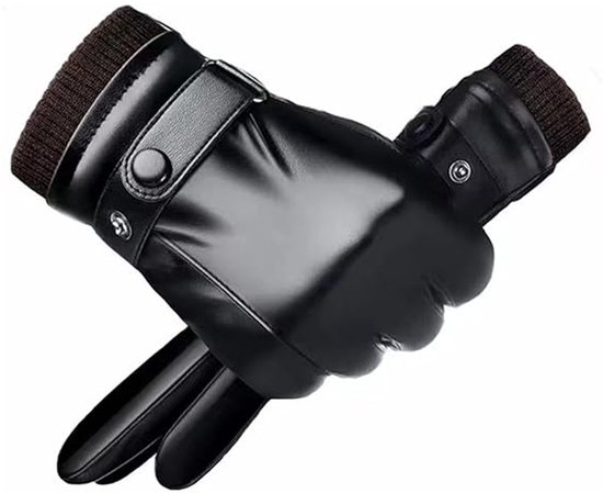 Leren Handschoenen Heren - Touchscreen - Wollen Voering – Schwartz & von Halen