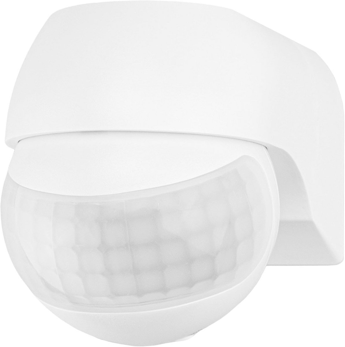 Bewegingsmelder met Schemerschakelaar - Plafondmontage, IP44, 180° Kantelbaar, 12m Bereik, Wandmontage, Lichtsensor, Wit