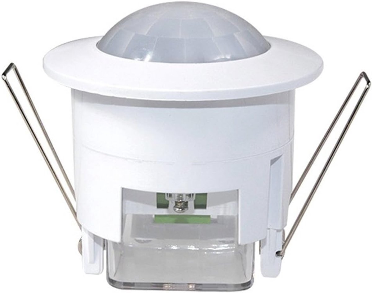 Plafond Infrarood Bewegingssensor met Schemeringssensor - 360 Graden Detectie en PIR Detectiebereik tot 6m