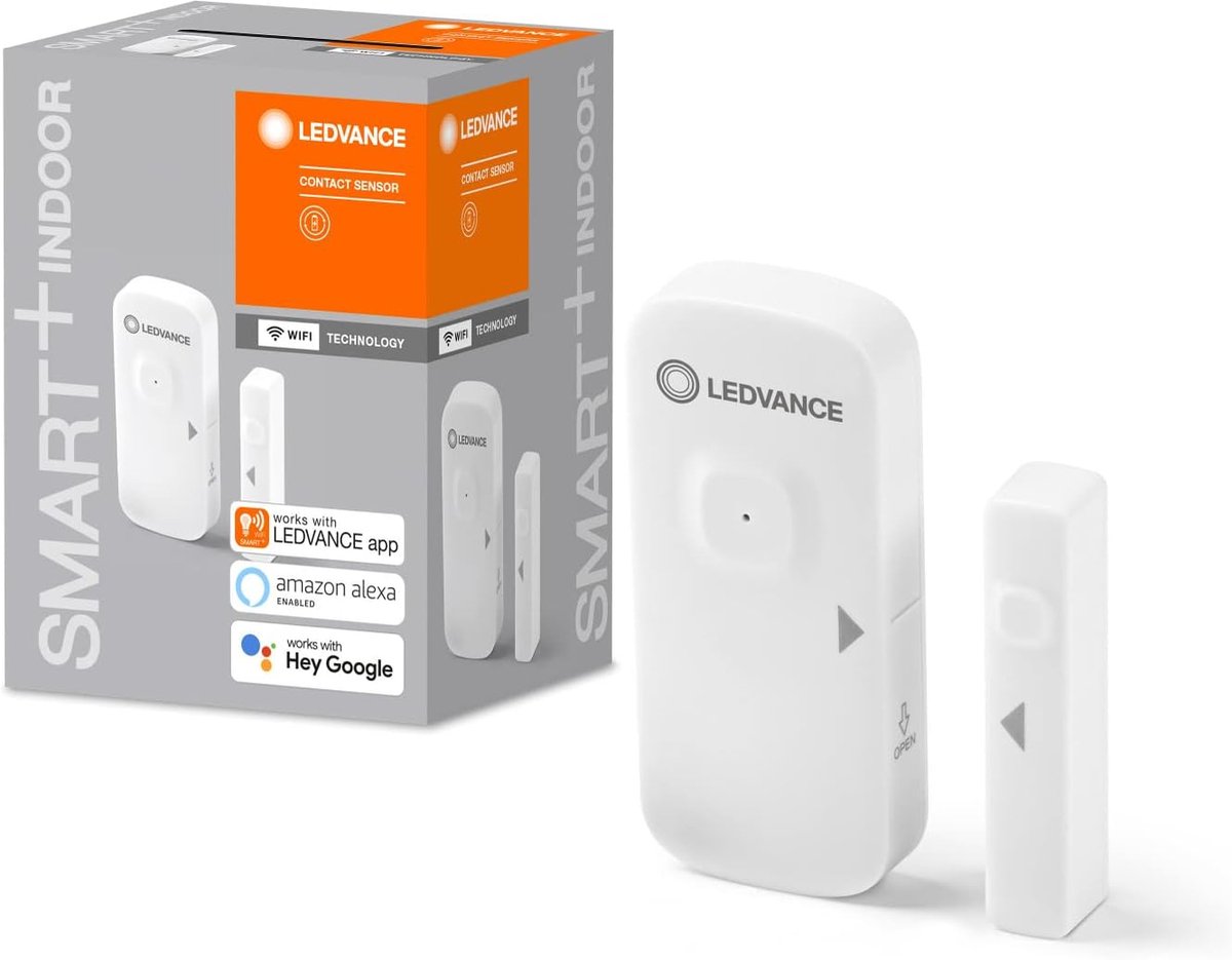 Slimme Wifi Contactsensor voor Deuren en Ramen - Draadloze Beheer via Smartphone