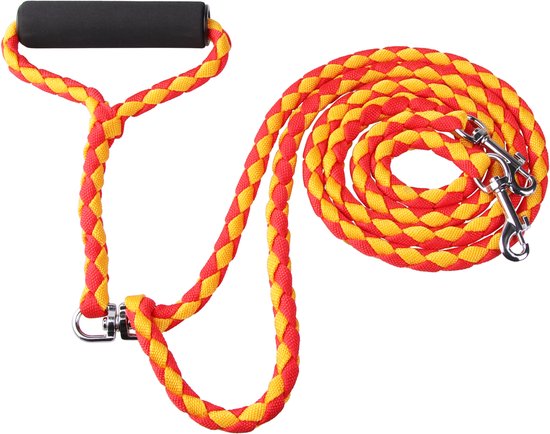 KCMultisupplies Dubbele Hondenriem voor 2 Honden - Duo Hondenlijn voor Hond - 120cm - Hondenleiband Riem