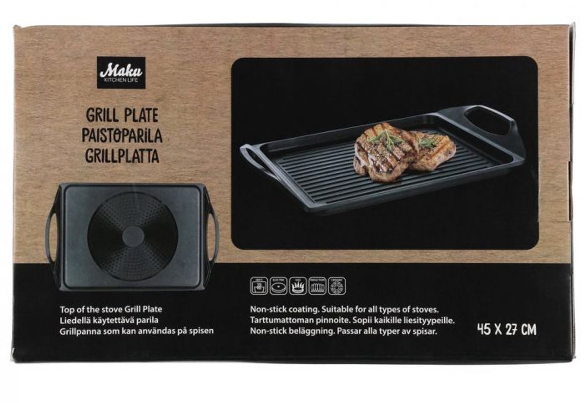 Maku Kitchen life Grillplaat 45x28 cm