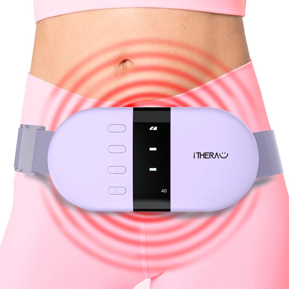 Elektrische Buikverwarmer met Massagefunctie - Warmtegordel voor Buikpijn en Rugpijn