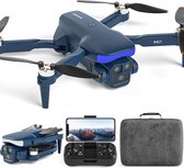 Bol.com Drone met Dubbele Camera 1080P en LED Licht - Brushless RC Quadcopter voor Kinderen en Volwassenen - 5GHz WIFI APP FPV -... aanbieding