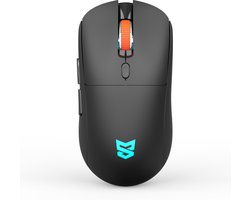 Sunsonny S-R6 Draadloze muis - Zwart - 2.4G & BT 5.0 Draadloze muis met Verstelbare DPI 1000-1200-1600