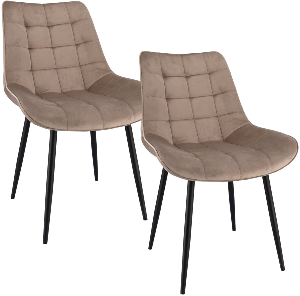 2 x MISTY stoel beige (nieuwe codes)