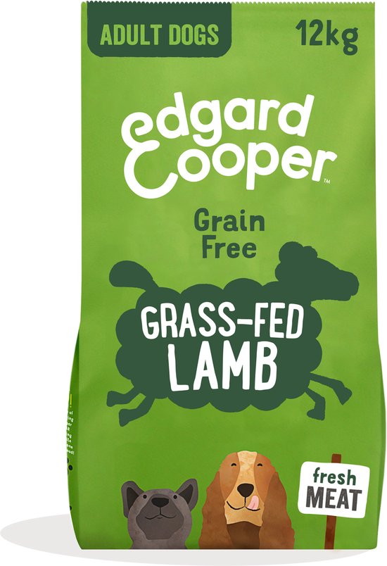 Edgard & Cooper Irresistible Grass-Fed Lamb Adult Lam&Appel&Wortel - Hondenvoer - 12 kg