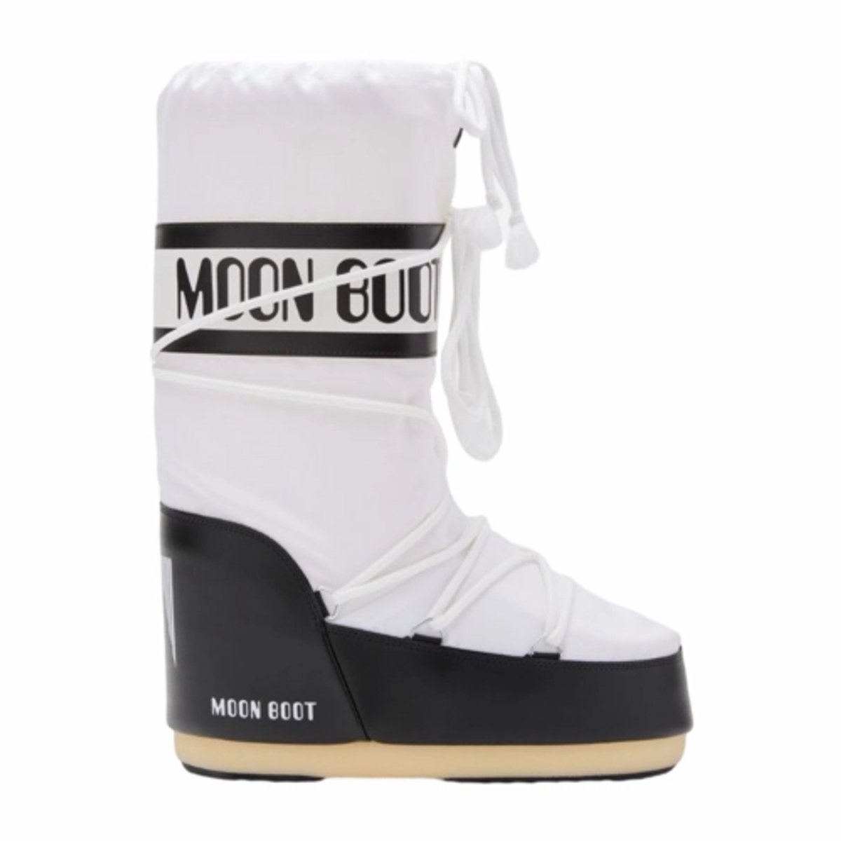 Moon Boot Snowboot Junior Icon Nylon Black White