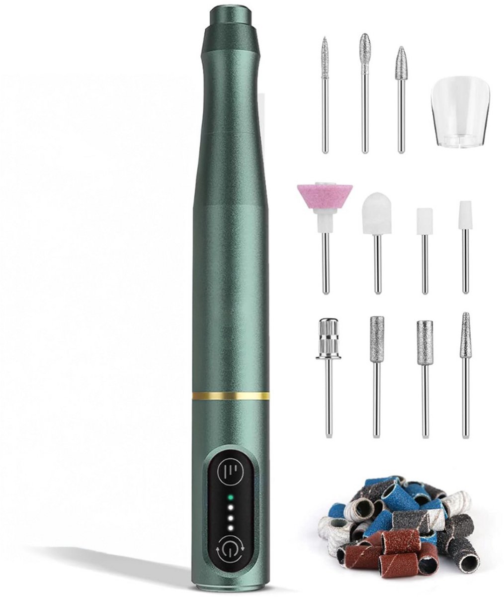 ApexArte® Nagelfrees - Elektrische Nagelvijl - Manicure Set Elektrisch - Pedicure Apparaat