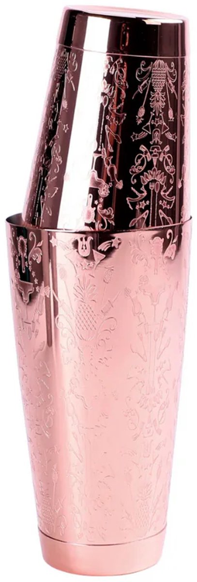 47 Ronin Tin Tin Shaker Copper 630 ml – Premium Cocktail Shaker – Cocktailshaker van Koper – Shaker voor Cocktails & Mixdrankjes