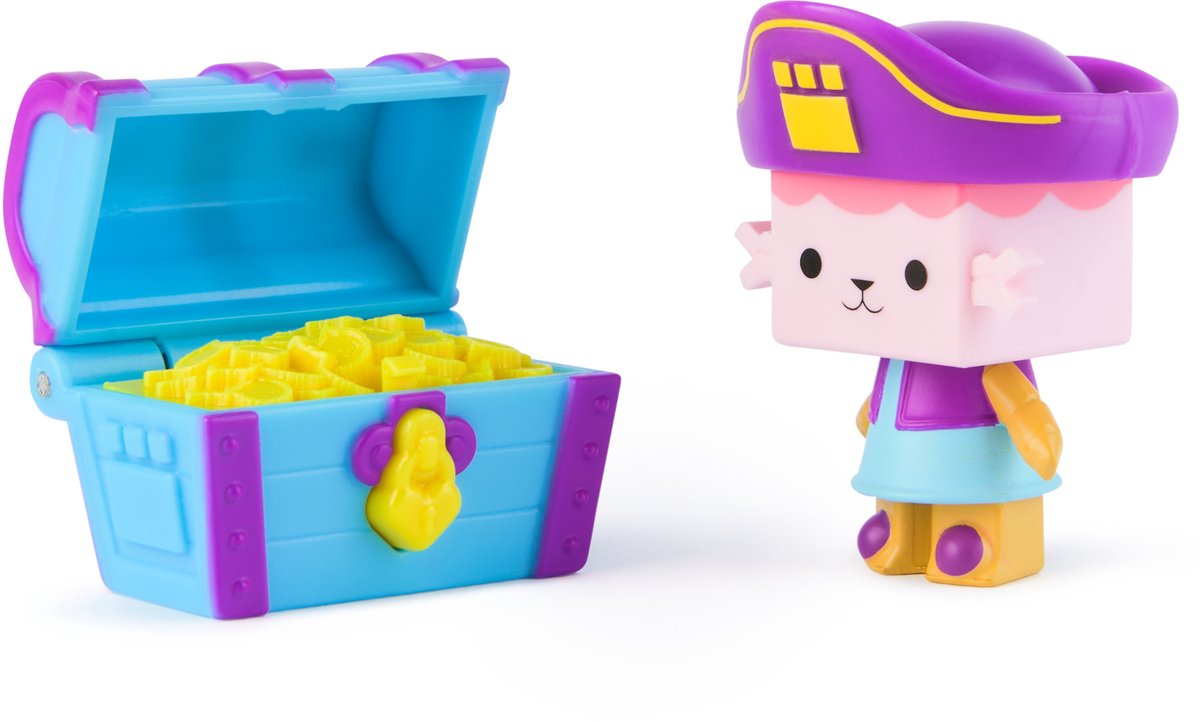 Gabby's Dollhouse, Baby Box Cat en schatkist, set van speelgoedfiguur en poppenhuisaccessoire — cadeau in Spellen & Speelgoed - foto 7