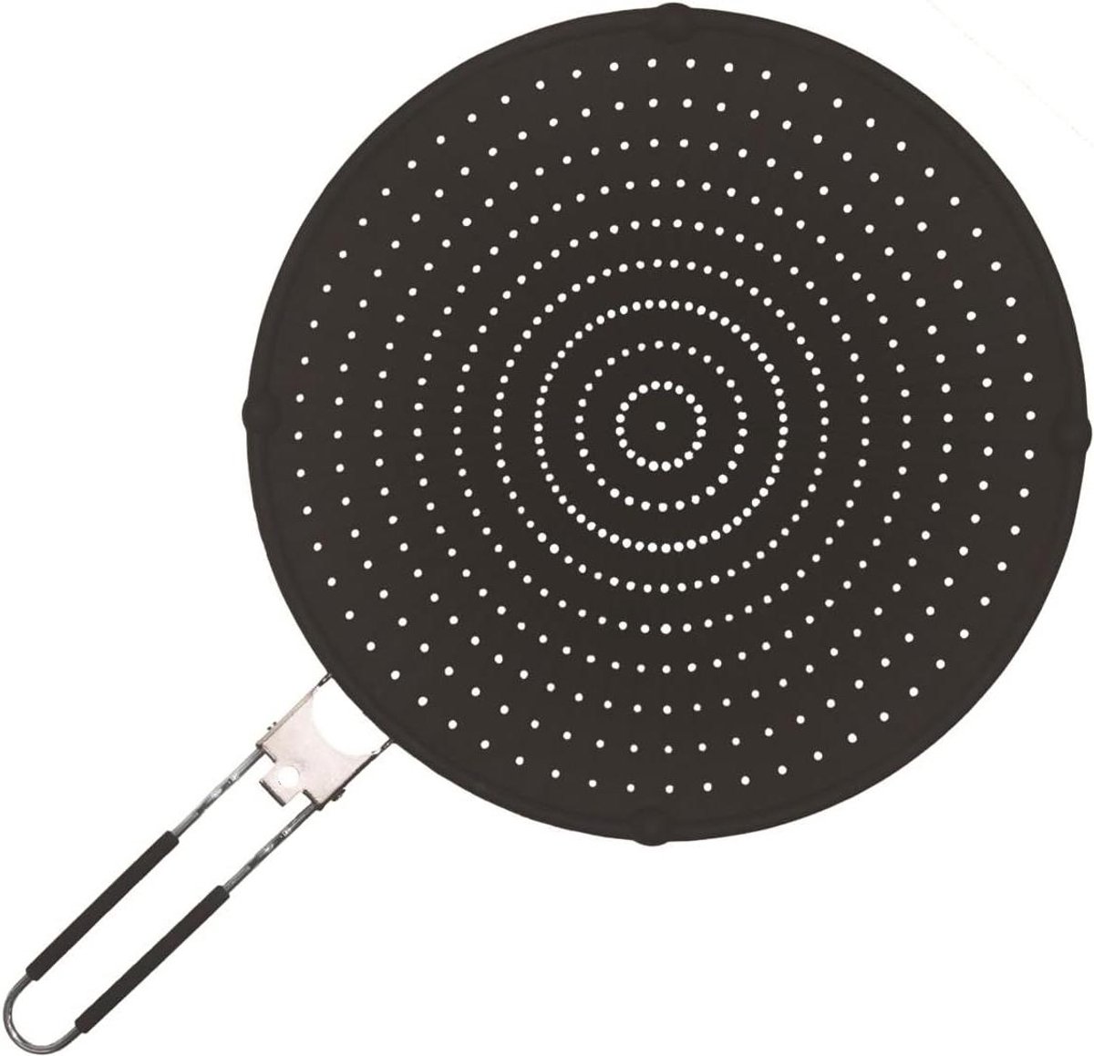 Siliconen spuitzeef voor braadpan 32 cm - Opvouwbare vetspatbescherming