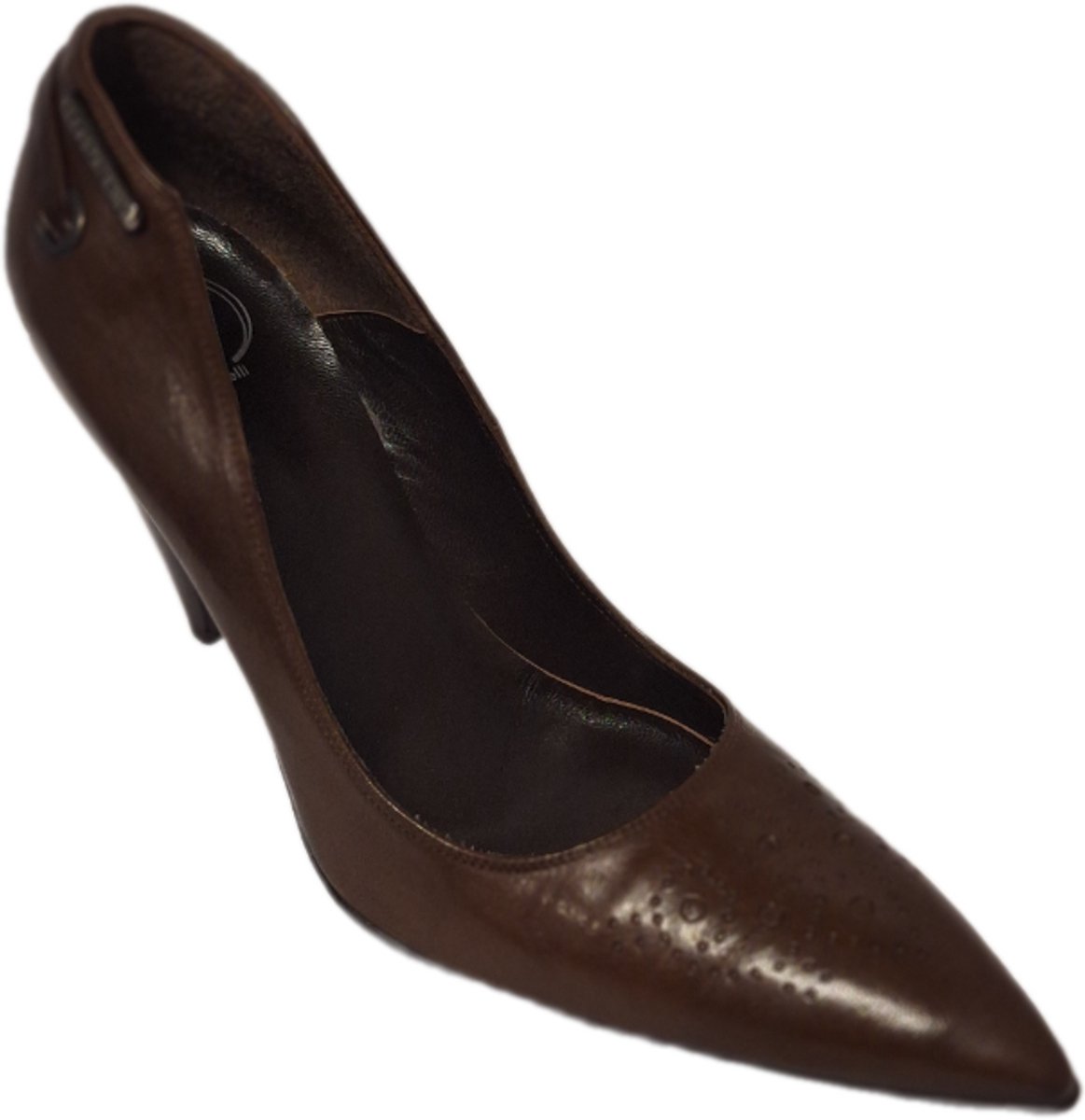 HORNET by BOTTICELLI LUXE PUMPS -MOGANO BROWN-LEER-STILLOHAK