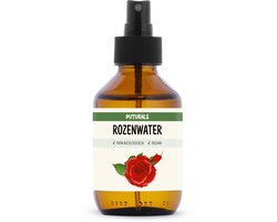 Puturals Rozenwater 100% Biologisch - 150ml - Puur en Vegan - Rozenwater voor Gezicht en Haar - Zonder Alcohol