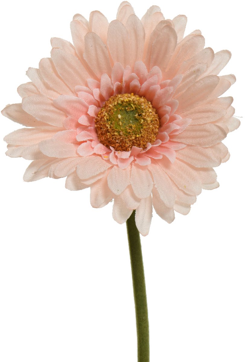 Decoris Kunstbloem Gerbera polyester dia10-H50cm