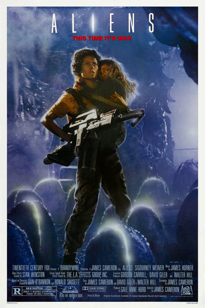 karo-art Poster- Aliens, 1986, Originele Filmposter, Premium Print, Professioneel Fotopapier Multikleur
