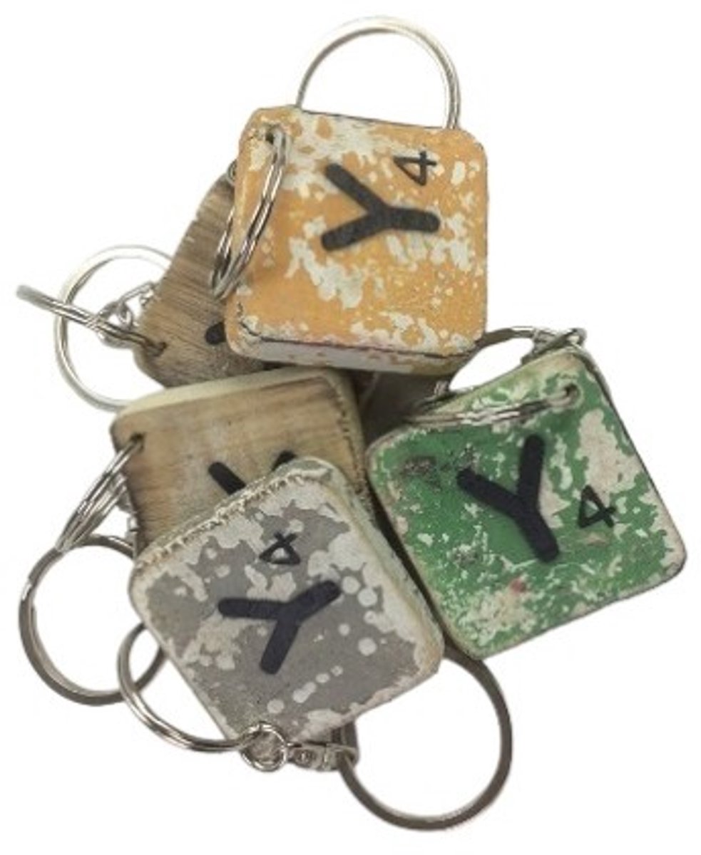 Sleutelhanger letter Y