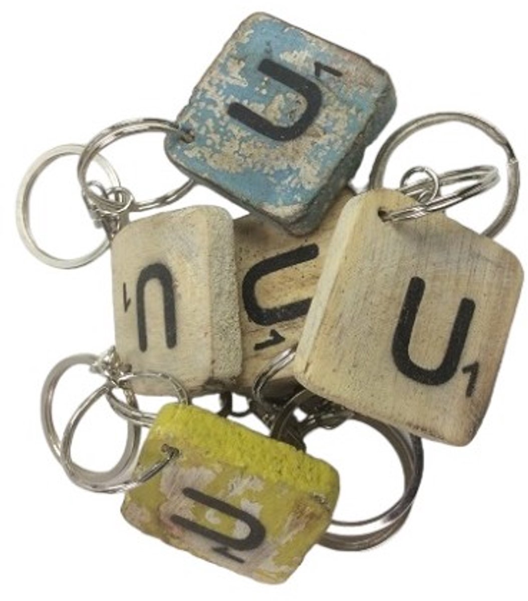 Sleutelhanger letter U
