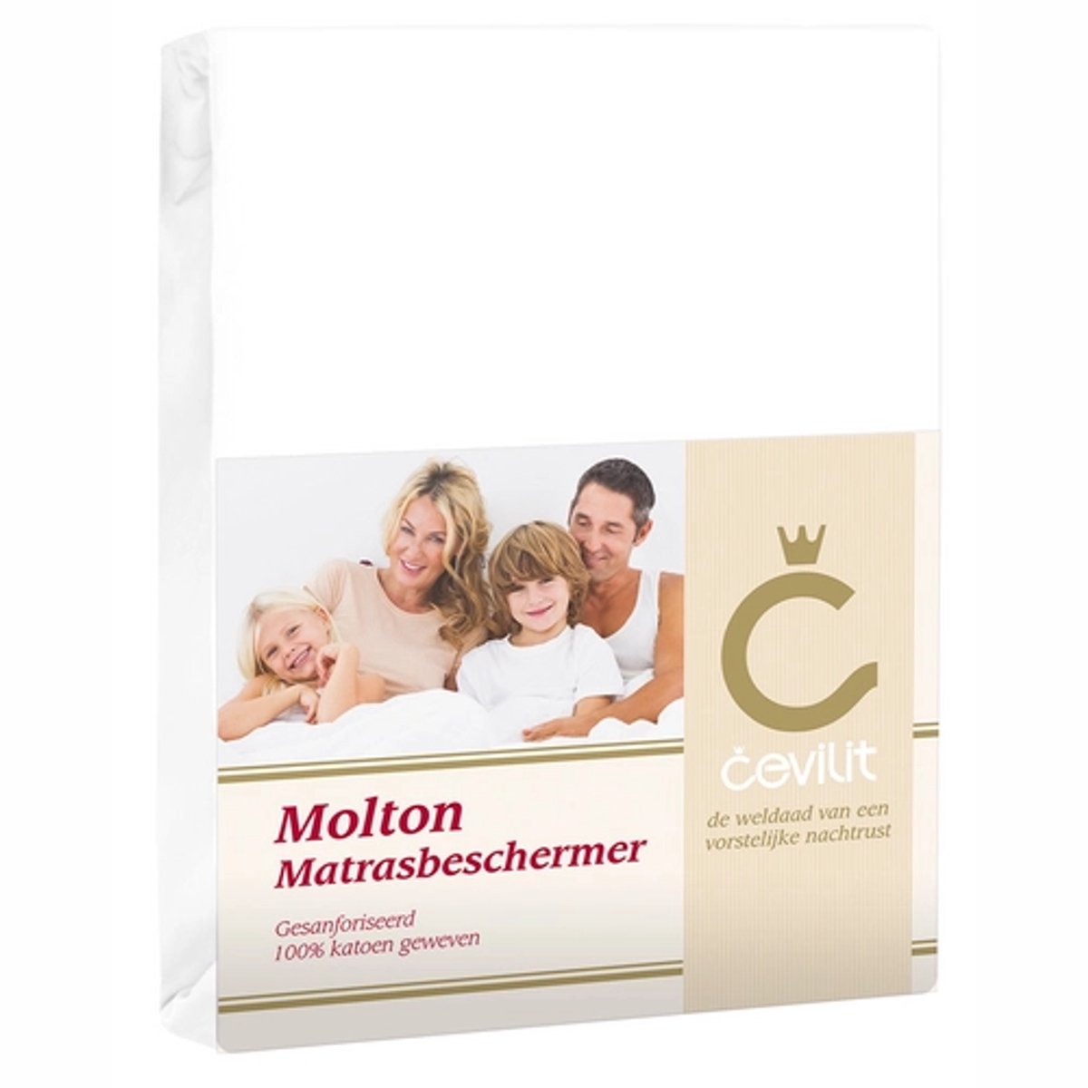 Matrasbeschermer Topper Cevilit Molton 195 gram-90 x 190/200 cm