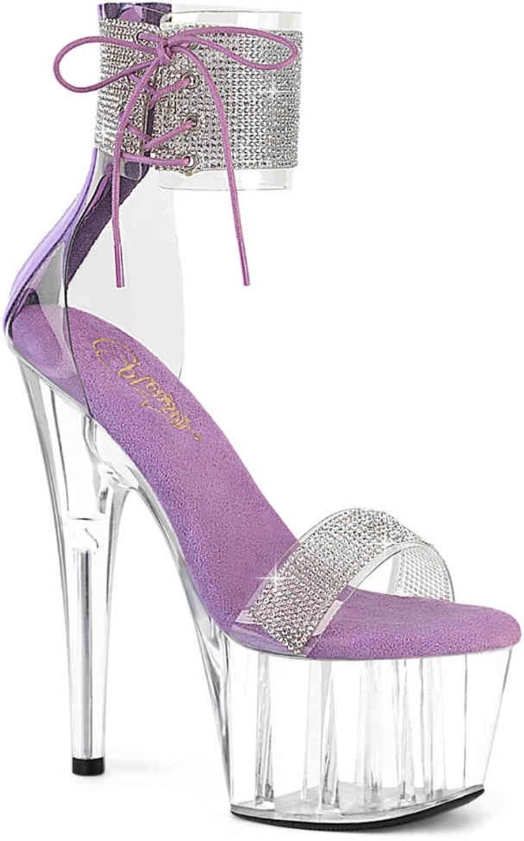 Pleaser ADORE-727RS Sandaal met enkelband 36 Shoes Transparant