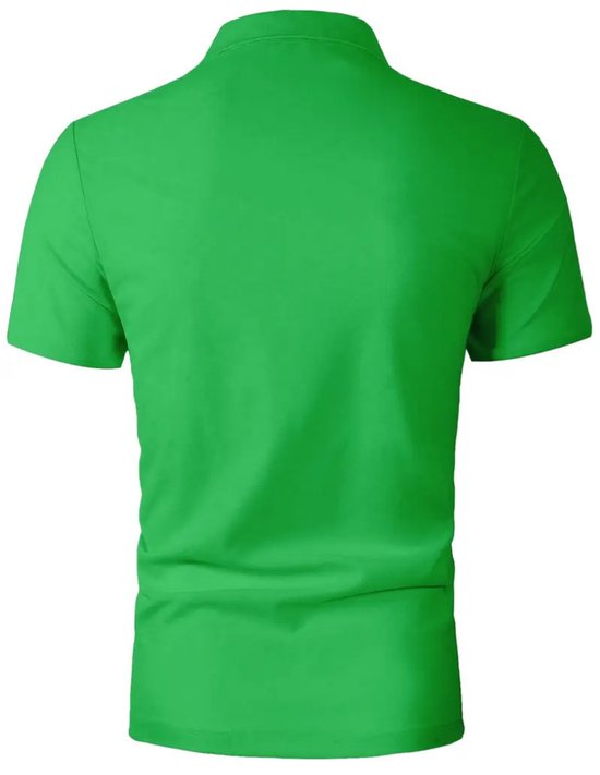 Livano Golf Shirt Heren - T-shirt - Golfkleding - Golfen - Golf Accessoires - Polo Shirt - Groen - Maat XXL