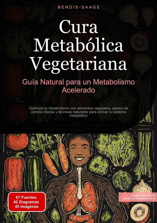 Cura Metabólica Vegetariana: Guía Natural para un Metaboli ... - cover