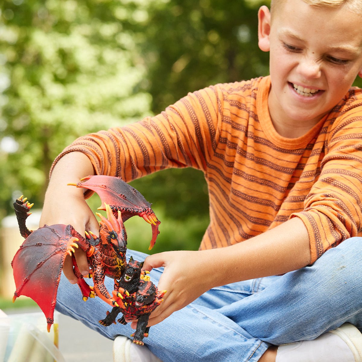 schleich ELDRADOR CREATURES - Hellhond - Speelfiguur - Kinderspeelgoed voor Jongens en Meisjes - 42451 — afbeelding 6