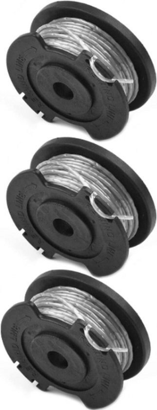 3 stks Spool & Lijn Vervanging geschikt voor Bosch Easy Gras Cut 18 V 23 26 18 Strimmer Bijlagen Onderdeelnummer F016800569