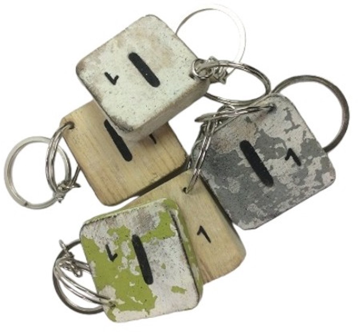 Sleutelhanger letter I