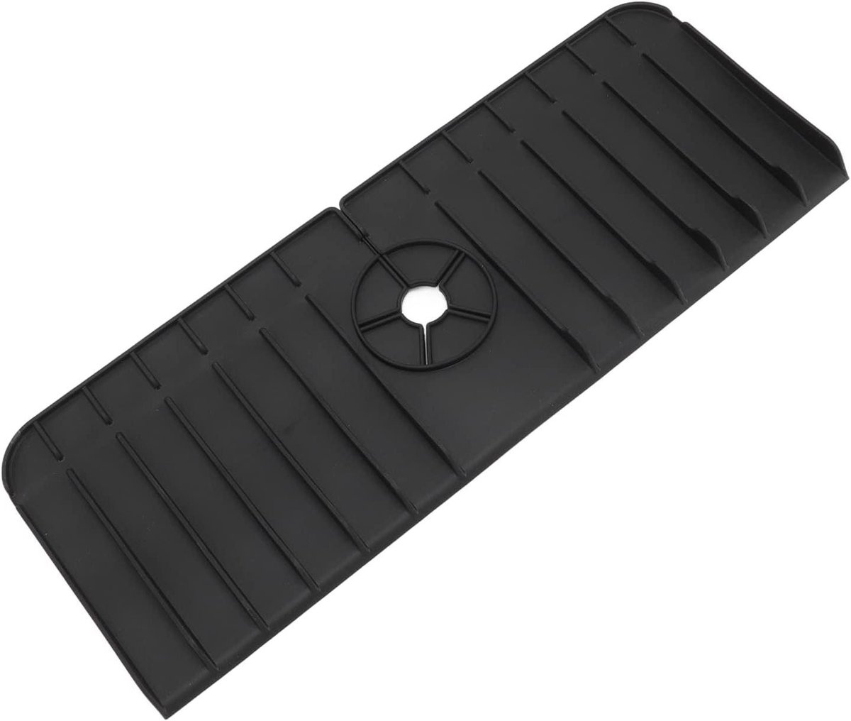 Titel: Siliconen Splash Guard Tap Mat Water Catcher Drainage Pad voor keuken badkamer(1)