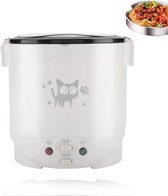 Bol.com Multifunctionele draagbare rijstkoker voor levensmiddelen 12 V - Automatische elektrische lunchbox op pan voor auto reiz... aanbieding