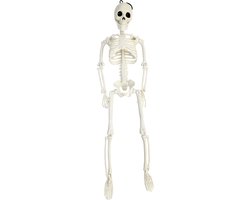 Skull beweegbare pop poppetje skelet 39cm decoratie halloween horror