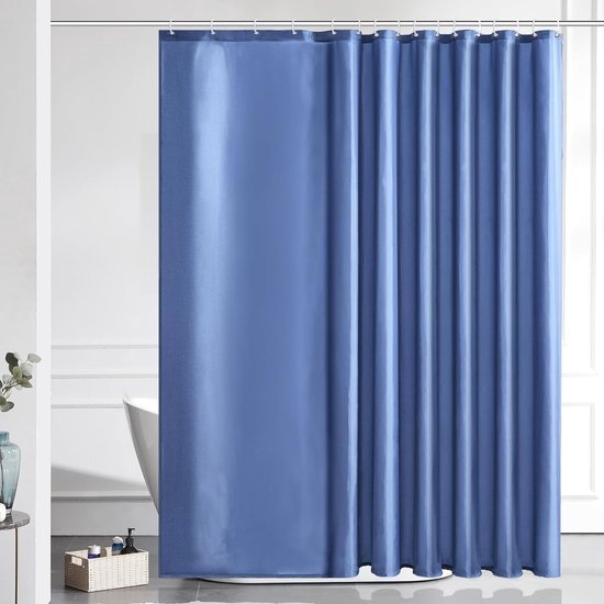 Douchegordijn - Natuur Zon Cirkels Regenboog Aesthetic - 180 X 200 Cm Met 12 Ringen