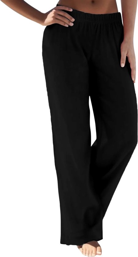 Comfy Dames Broek / Huisbroek | Sweatpants / Home Pants | Zwart - XL