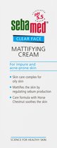Sebamed Clear Face Mattifying Cream - Voor de onzuivere en acne gevoelige huid - • Helpt om huidonzuiverheden tegen te gaan - 50 ml