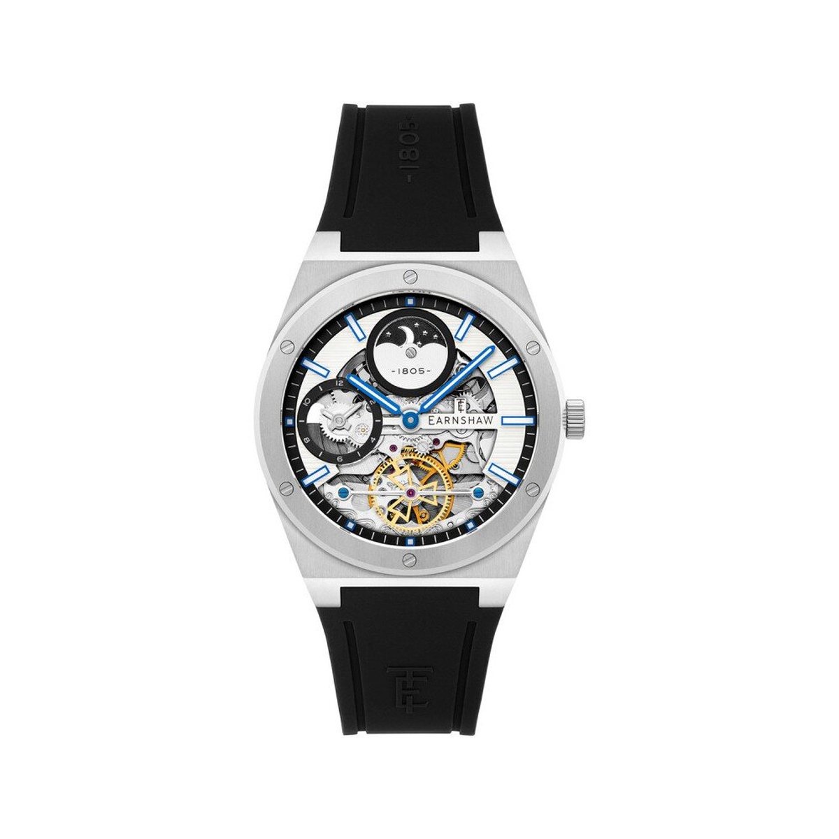 Earnshaw - ES-8291-01 - Polshorloge - Heren - Automatisch - Drake Dual Time