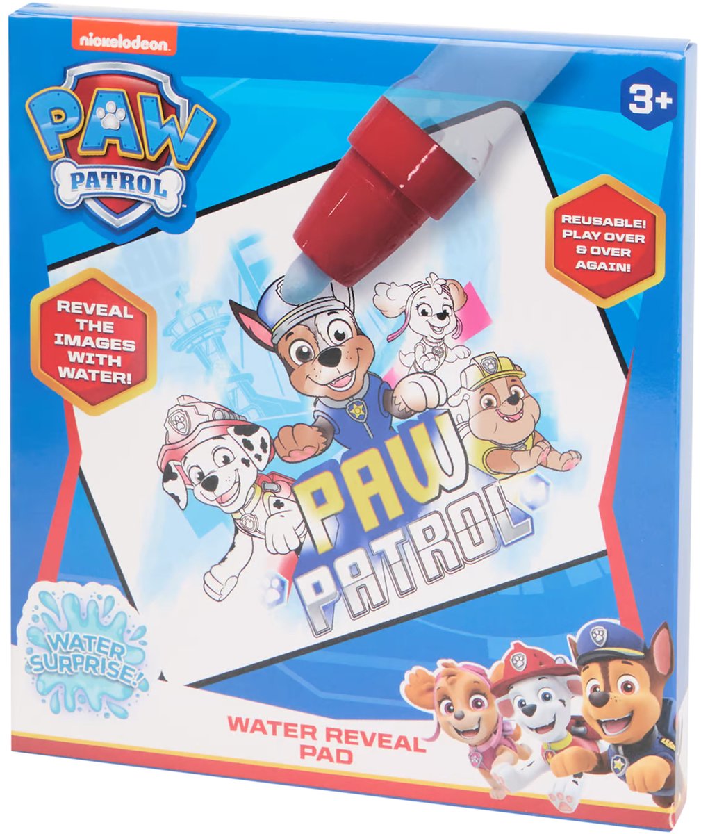 Paw Patrol Magisch Waterkleurblok Met Waterstift