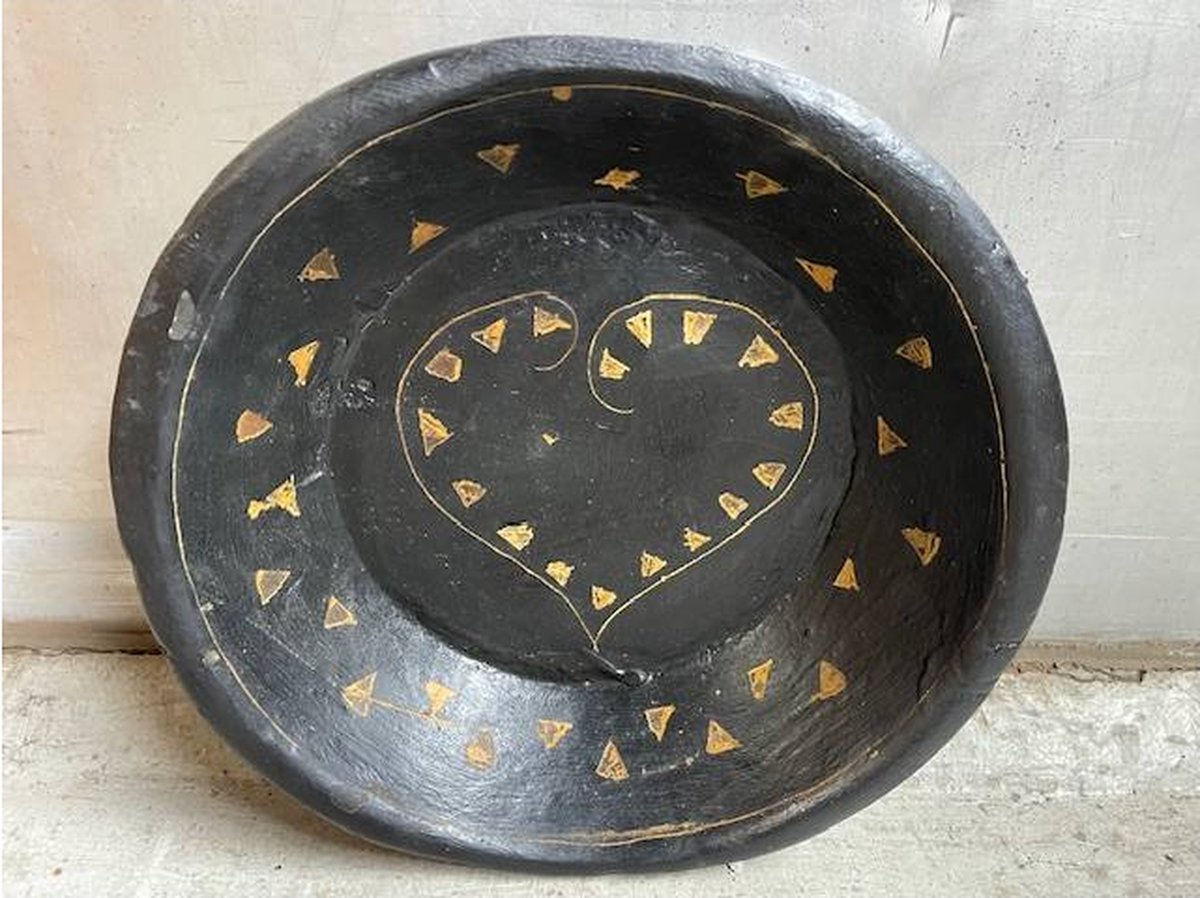 Bowl India black D30-40cm