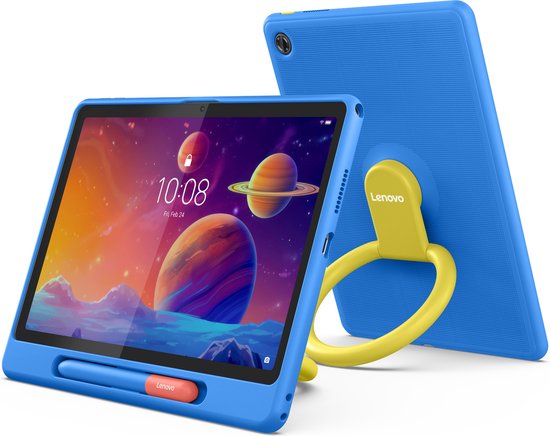 Lenovo Tab 10.1 inch Kidstablet (Bumper Case + Passive Pen) - 64 GB - Wi-Fi - Grijs