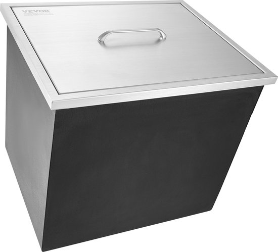 VEVOR Drop-In Ijsbox, Roestvrijstalen Ijskoeler van 77,9 Liter, CommerciëLe Ijscontainer van 532x430x458mm met Deksel, Ingebouwde Ijsopslagkist, Afvoerpijp en Aftapplug Inbegrepen van Vevor — afbeelding 2