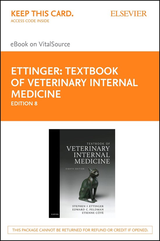 Textbook of Veterinary Internal Medicine - eBook - cover