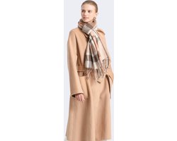 Miss Lulu Sjaal Dames - Omslagdoek Dames - 200x60cm - Apricot
