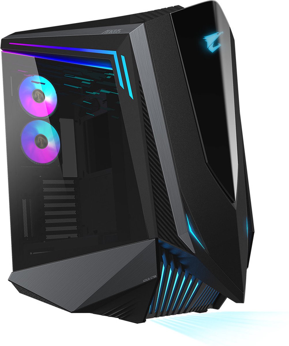 GIGABYTE AORUS C700 GLASS 4x USB-A 3.2 (5 Gbit/s), USB-C 3.2 (10 Gbit/s), 2x Audio, Window-kit